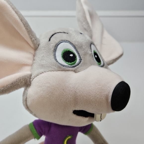 Chuck E Cheese Pizza Mouse Mascot Plush Stuffed Animal Toy 12" - Picture 2 of 4